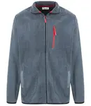 Pri Men's classic warm fleece zip-up sweatshirt