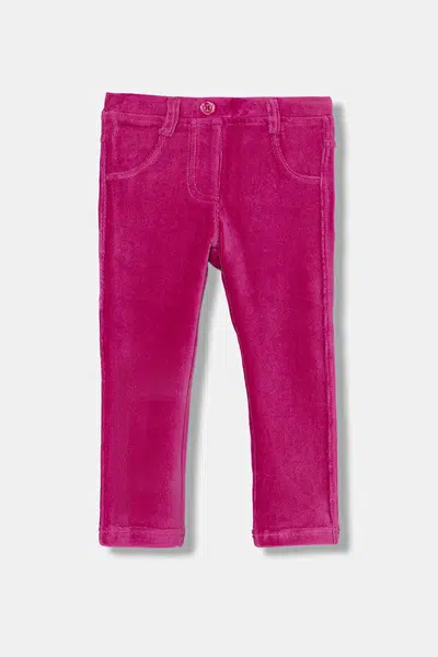 Dětské legíny United Colors of Benetton růžová barva, 4DZBGE00L