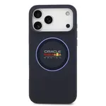 Zadní kryt Red Bull Silicone Blue Ring MagSafe pro Apple iPhone 17 Pro Max, navy