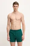 Plavkové šortky Abercrombie & Fitch zelená barva, KI133-5040