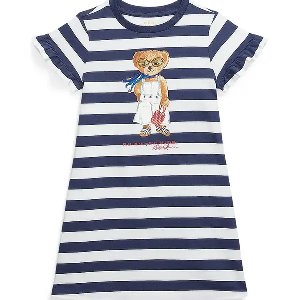 Dětské bavlněné šaty Polo Ralph Lauren