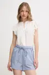 Košile Pepe Jeans DIALLO dámská, bílá barva, regular, PL305028