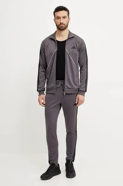 Tepláková souprava adidas Tiro šedá barva, JI8863