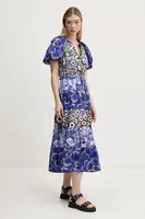 Šaty Desigual CELLS LONG_LACROIX