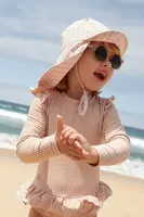 Dětská baseballová čepice Liewood Cecilia Sun Hat růžová barva, LW19667