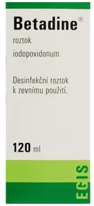 BETADINE kožní roztok 120 ml