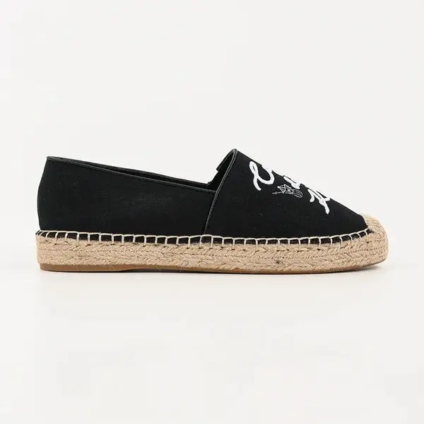 Espadrilky Karl Lagerfeld KAMINI DUO černá barva, KL81125