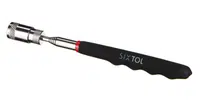 Magnetický teleskopický vytahovák s LED světlem MECHANIC PICK UP 1, 200-820mm - SIXTOL