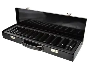 Nástrčné hlavice, úderové, prodloužené, 1/2", 10-30 mm, šestihran, 13 ks - GEKO G10501