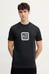 Bavlněné tričko Armani Exchange tmavomodrá barva, s potiskem, XM000545 AF10361