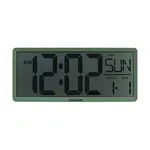 Nástěnné hodiny Karlsson Retro LCD zelená barva