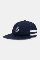 Bavlněná baseballová čepice Drôle de Monsieur La Casquette D Miroir tmavomodrá barva, s aplikací, G-CP169-CO138-DNY
