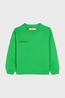 Mikina Pangaia KIDS' 365 MIDWEIGHT SWEATSHIRT zelená barva, 10000279