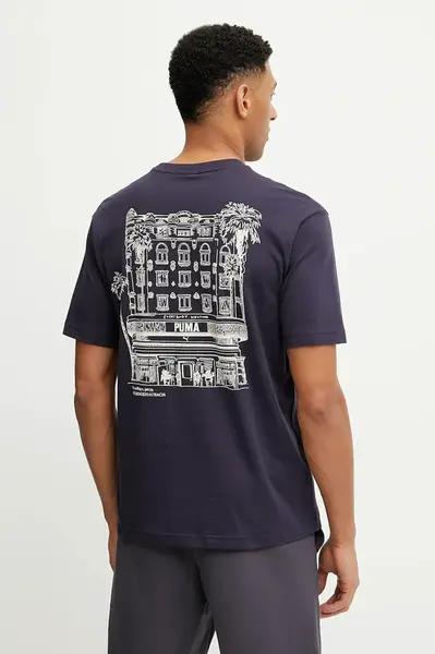 Bavlněné tričko Puma