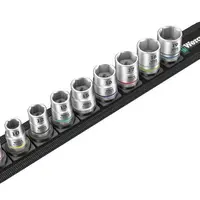Wera 003973 Sada Belt B 4. Nástrčné nástavce pro Zyklop 3/8" (9 ks)