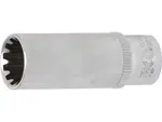 BGS Technic BGS 10162 Nástrčná hlavice 1/4" 12 mm, prodloužená - Gear Lock