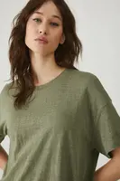 Plátěné tričko Medicine zelená barva