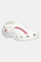 Dětské pantofle Crocs CLASSIC BASEBALL CLOG T bílá barva, 210022