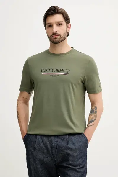 Tommy Hilfiger Bavlněné tričko Tommy Hilfiger