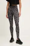 Termoaktivní legíny adidas Performance Optime Essentials Full Length Leggings Print dámské, šedá barva, JN2650