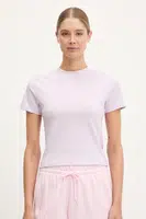 Tričko adidas Essentials dámské, fialová barva, JE1248