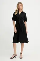 Lněné šaty Tommy Hilfiger