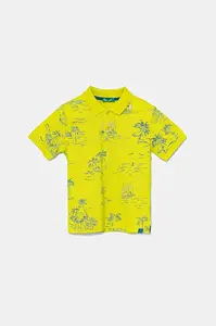 Dětská bavlněná polokošile United Colors of Benetton