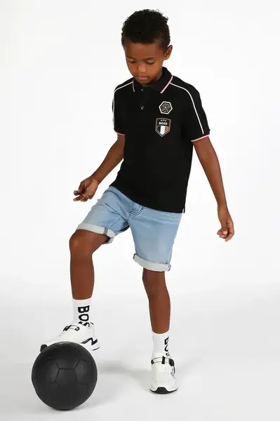 Dětské riflové kraťasy BOSS