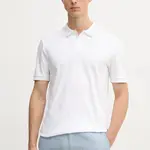 Bavlněné polo tričko BOSS bílá barva, 50531791