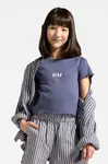 Tričko Coccodrillo tmavomodrá barva, HOLIDAY SPLASH GIRL JUNIOR