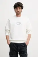 Mikina Armani Exchange pánská, bílá barva, s aplikací, XM000460 AF10818