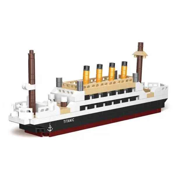 KOCO Stavebnice Titanic 271 dílků 13,5x2,5x4,5 cm