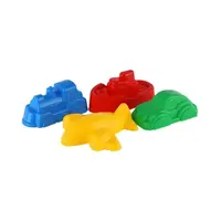 Formičky na písek 4ks plast dopravní prostředky