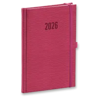 Týdenní diář Rivoli 2026 - A5, růžový
