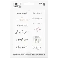 TATTonMe Voděodolné dočasné tetovačky Inspirace mix