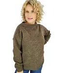 Pri Warm women's oversize sweater boat neckline MARLENA