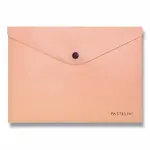 Spisovka s drukem Pastelini, A4 - meruňková