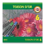 Křídy prašné Koh-i-noor TOISON D´OR 8511 - 6 barev