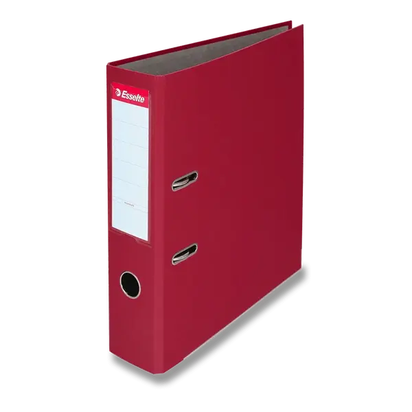 Pákový pořadač Esselte  Economy, A4, 75 mm - bordeaux