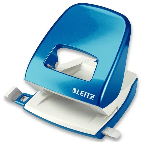 Děrovačka Leitz NeXXT Wow 5008, na 30 listů - modrá