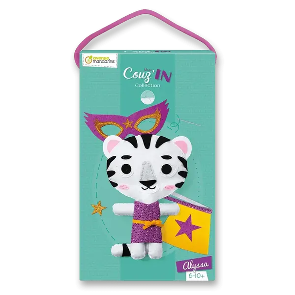 Kreativní sada Avenue Mandarine Dětské šití - tygřice Alyssa