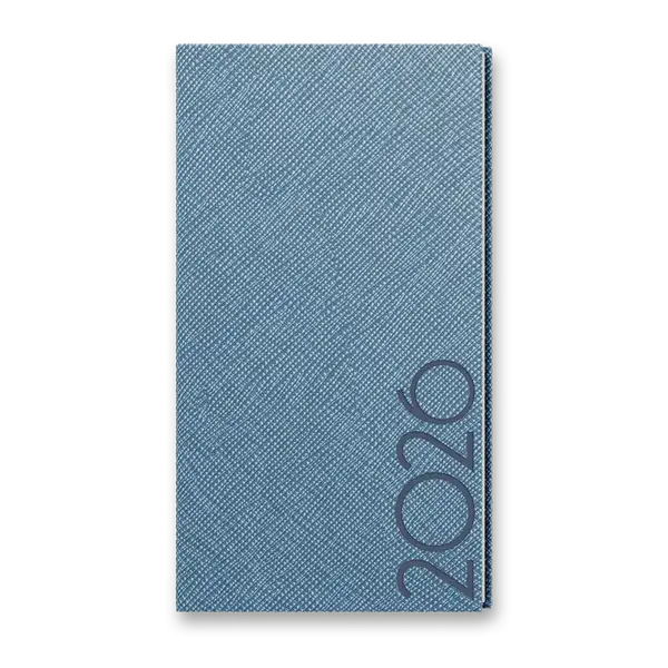 Diář Tora 2026 - kapesní, týdenní, modrošedý