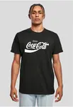 Men's T-shirt with Coca Cola logo black