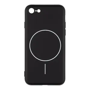 Zadní kryt OBAL:ME MagNetix Matte TPU pro Apple iPhone 7/8/SE2020/SE2022, černá