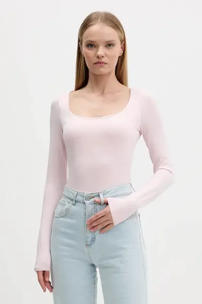 Tričko s dlouhým rukávem Hollister Co.