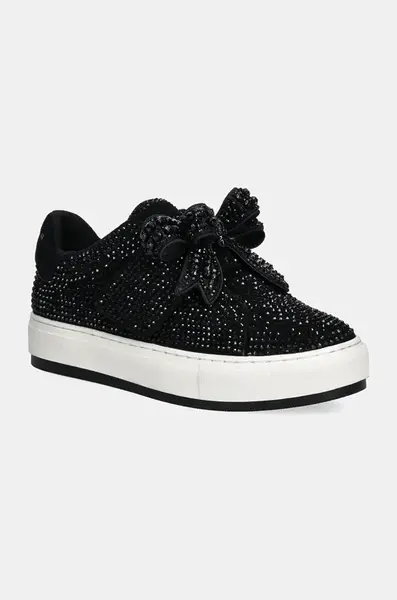 Tenisky Kurt Geiger London Laney Bow černá barva, 1288000609