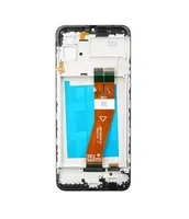 LCD display + dotyková deska + přední kryt pro Samsung Galaxy A03, black