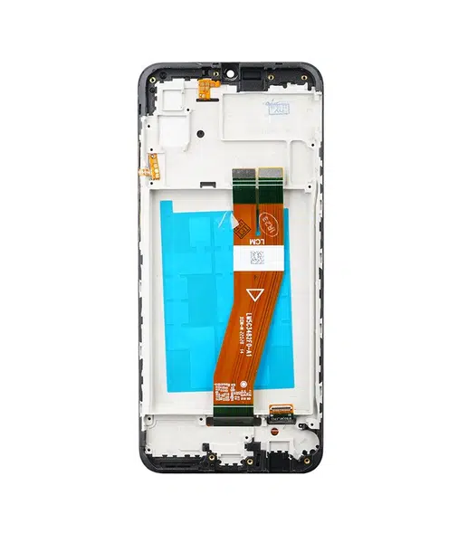 LCD display + dotyková deska + přední kryt pro Samsung Galaxy A03, black