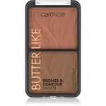 Catrice Butter Like Bronze & Contour konturovací paletka s bronzerem odstín 020 Shape It My Way 9 g
