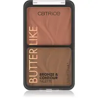 Catrice Butter Like Bronze & Contour konturovací paletka s bronzerem odstín 020 Shape It My Way 9 g